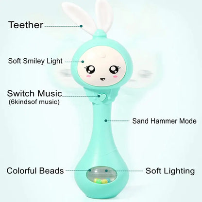 Baby Music Flashing Rattle Toy